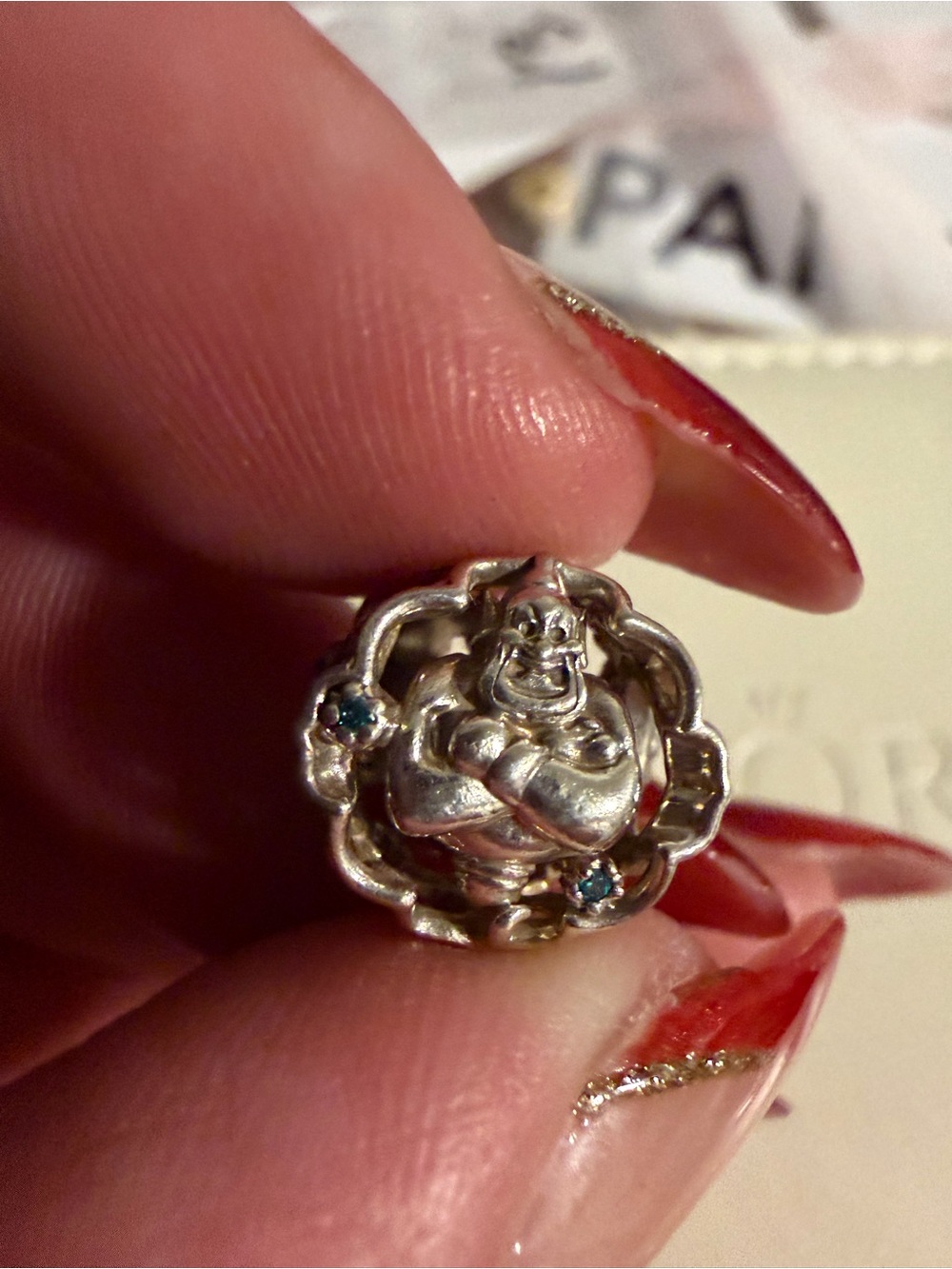 Disney Pandora Open Work Genie Charm